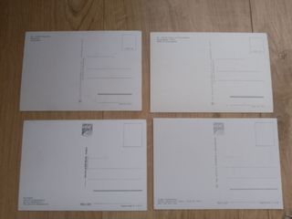 LOTE 4 postales ASTURIAS años 70