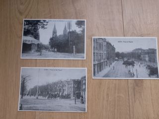 LOTE 3 postales VINTAGE GIJON