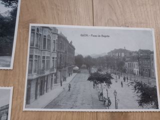 LOTE 3 postales VINTAGE GIJON