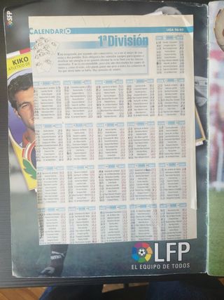 Álbum COMPLETO de la Liga 96-97