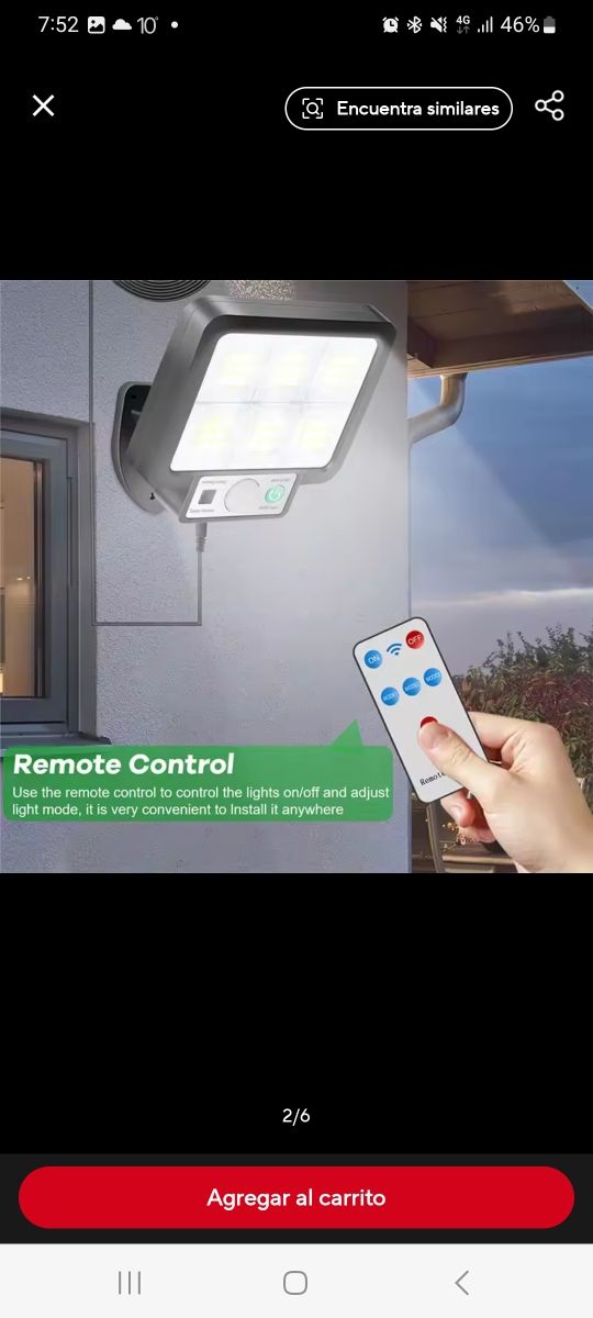 LUZ SOLAR DIGITAL 56LED,72led,106,,234,,318LED,NUE