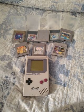 Game boy y 8 juegos