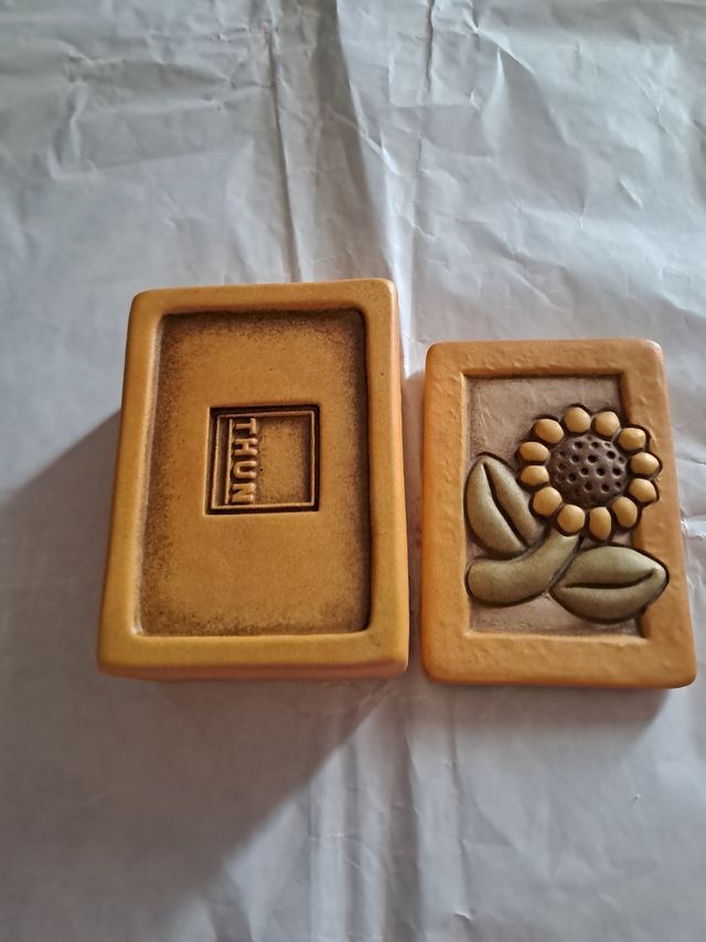 Scatola gioielli  con girasole thun