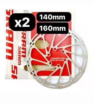PACK 140 / 160mm DISCOS FRENO SRAM