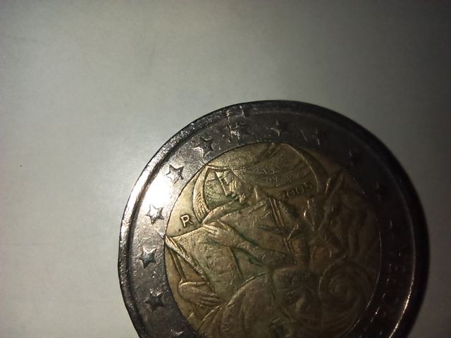 Moneta 2 euro costituzione europea conio