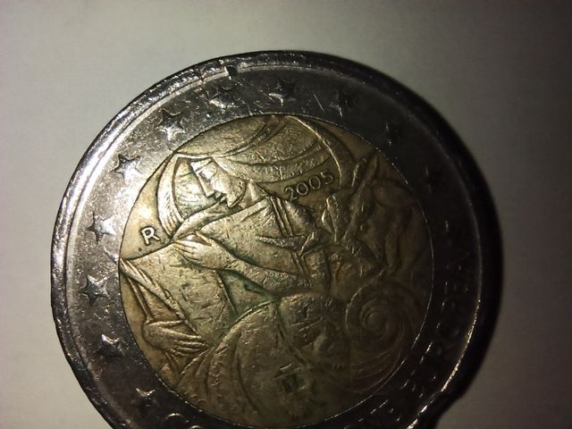 Moneta 2 euro costituzione europea conio