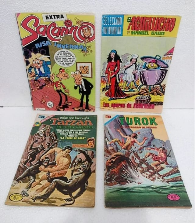LOTE DE CÓMICS VINTAGE AÑOS 70-80