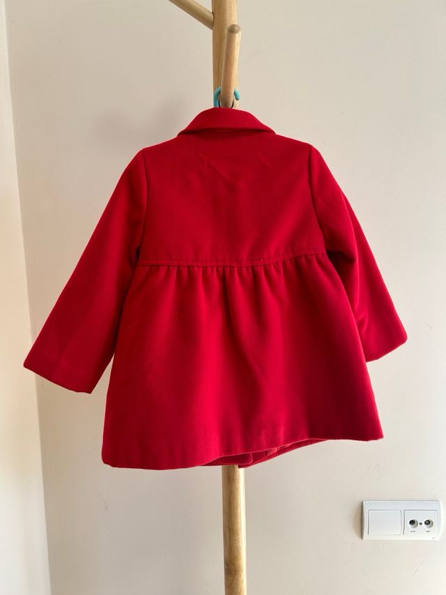 Abrigo rojo MAYORAL paño niña