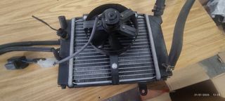 Radiador y electroventilador Daelim s3