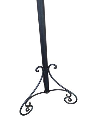 Perchero en forja de hierro. Perchero vintage.