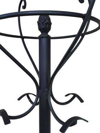 Perchero en forja de hierro. Perchero vintage.