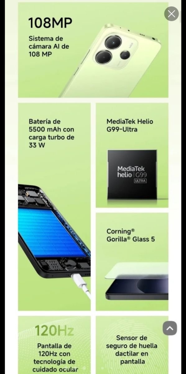 Xiaomi Redmi Note 14 256 -PRECINTADO- Con GARANTÍA