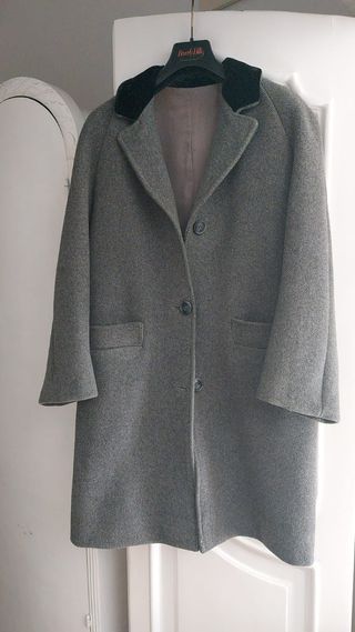 Cappotto panno e velluto