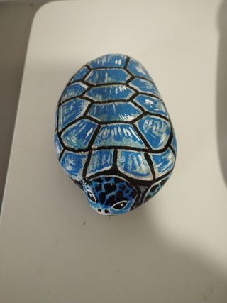 Tartaruga dipinta su sasso