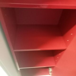 Godmorgon ikea armario baño rojo brillante