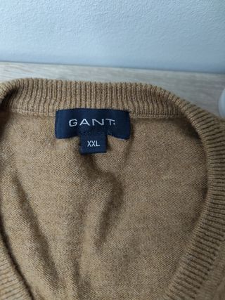 Jersey Gant marron beige talla XL