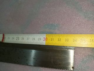 Sega antica con manico cm 34