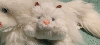 Peluche mamá gata y bebé