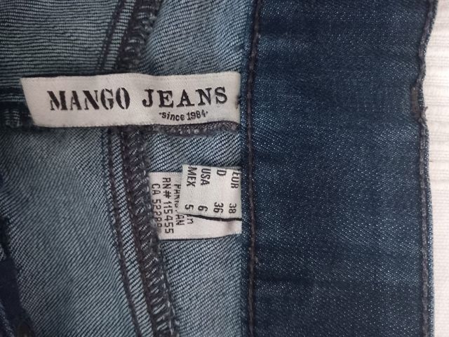 Pantalon tejano mango