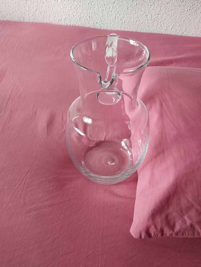 Jarra agua cristal clásica