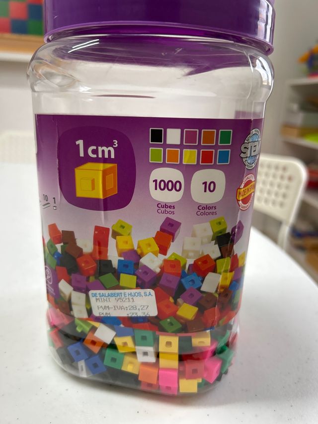 Cubos 1x1 Mimiland 1000 u