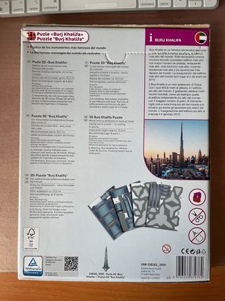 Puzzle 3D Burji Khalifa