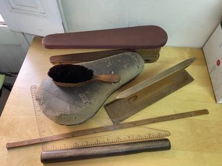 Herramientas sastrería antigua