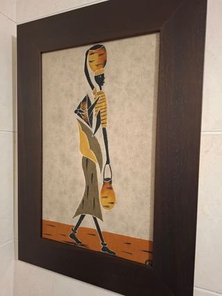 Cuadro marco de madera