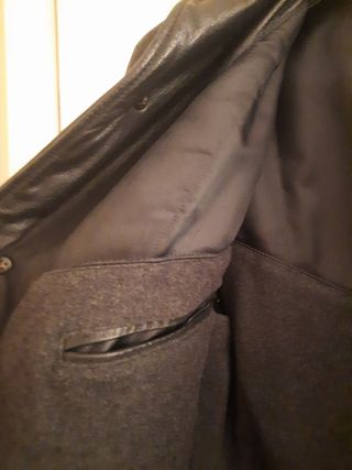 Cappotto in pelle da uomo