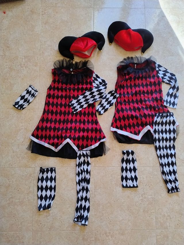 Disfraz de arlequín niña