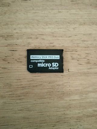 Adaptador SD Memory Stick Pro duo