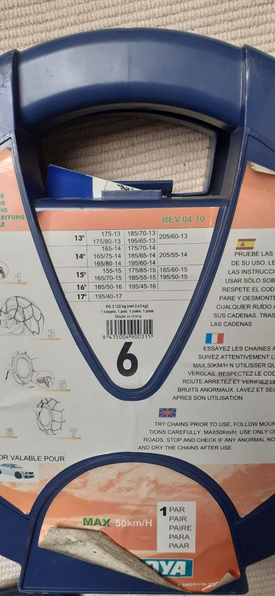 Cadenas de coche NUEVAS