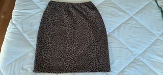 Falda mujer "animal print" elástica