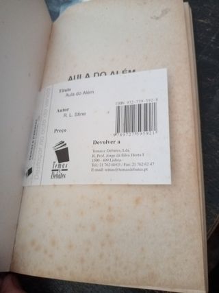 Livro Fantasmas da Rua do medo