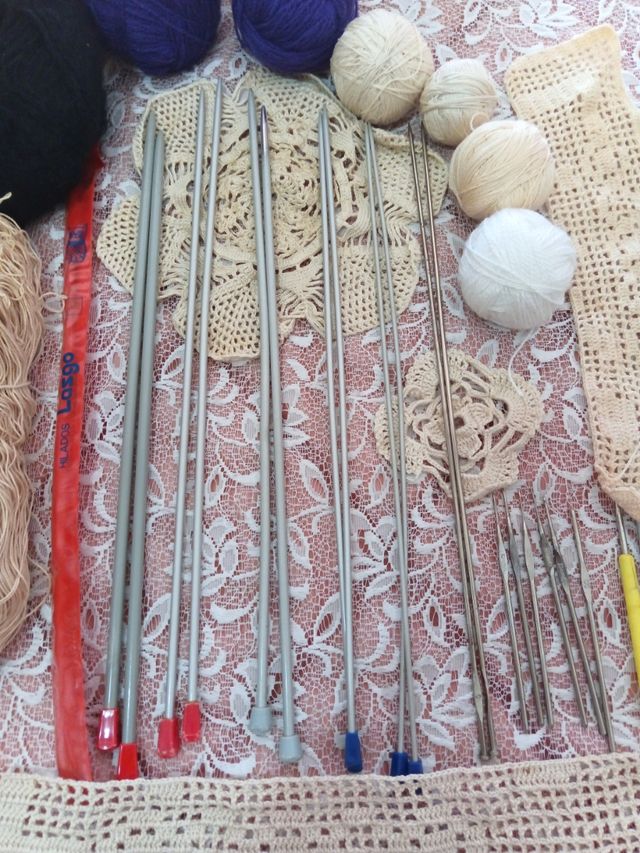 Agujas de lana