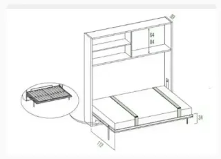 CAMA ABATIBLE MATRIMONIo