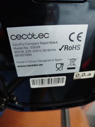 Freidora de aire cecote