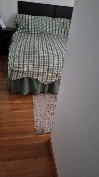 Edredón verde para cama de 105 ó de 90