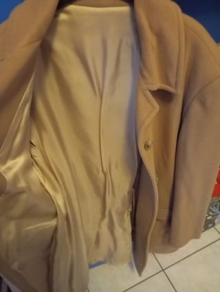 Cappotto tinta cammello donna tg.L