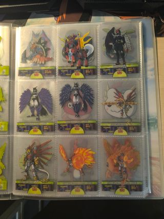 ALBUM LAMINCARDS DIGIMON 135 CARTAS