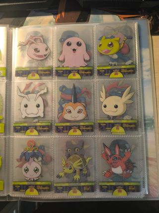 ALBUM LAMINCARDS DIGIMON 135 CARTAS