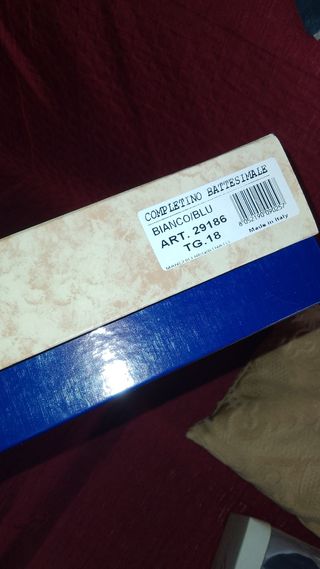 Completino battesimale misura 9 mesi