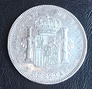 Moneda plata año 1898