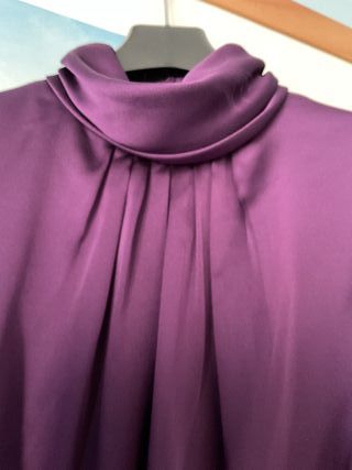 Vestido violeta Zara