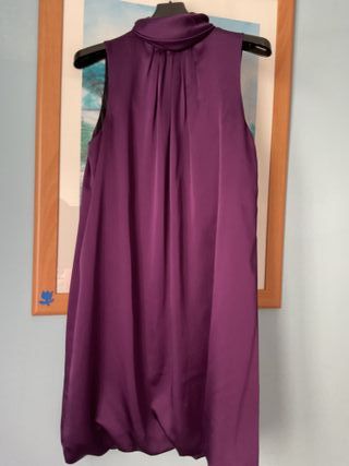 Vestido violeta Zara