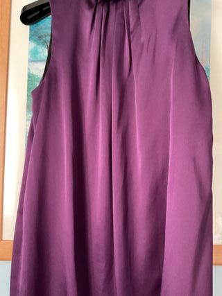 Vestido violeta Zara