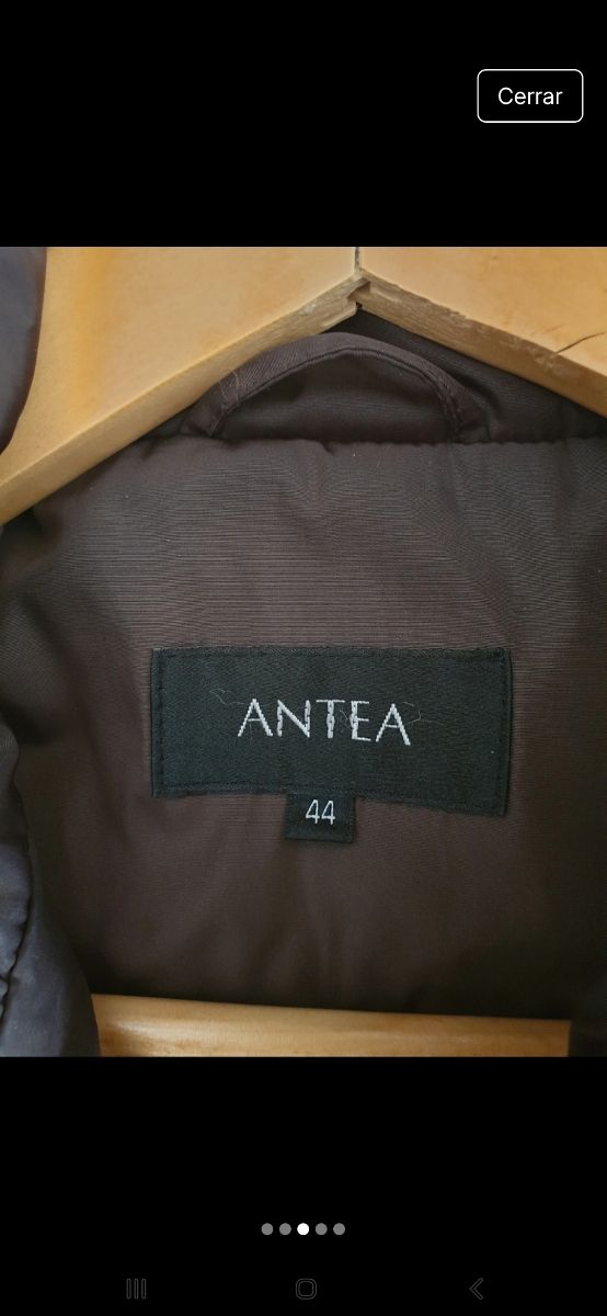 Cazadora de mujer marron.Antea