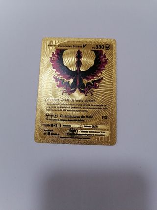 Carta dorada Pokemon. Caracoles Mortes