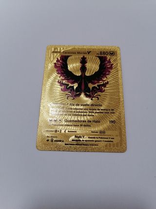 Carta dorada Pokemon. Caracoles Mortes