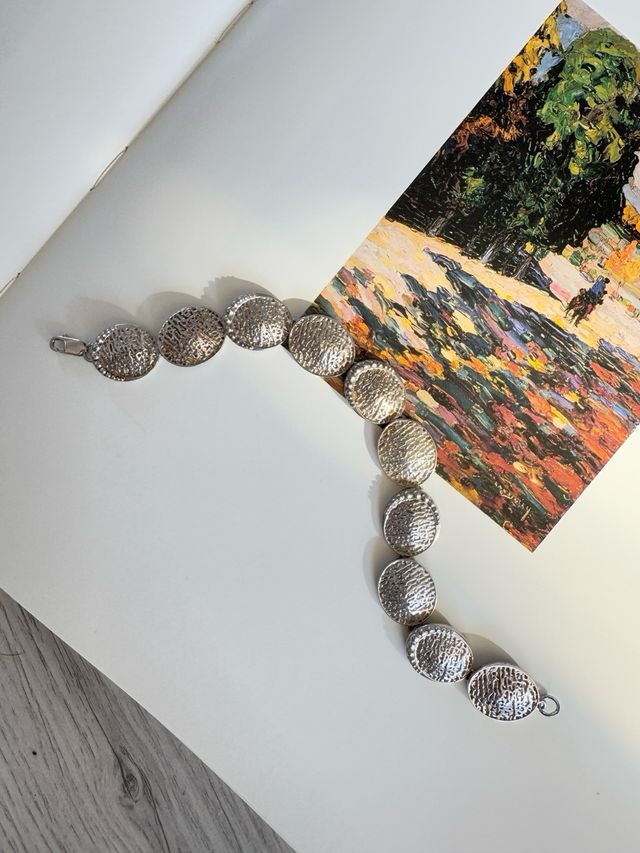Pulsera vintage de plata